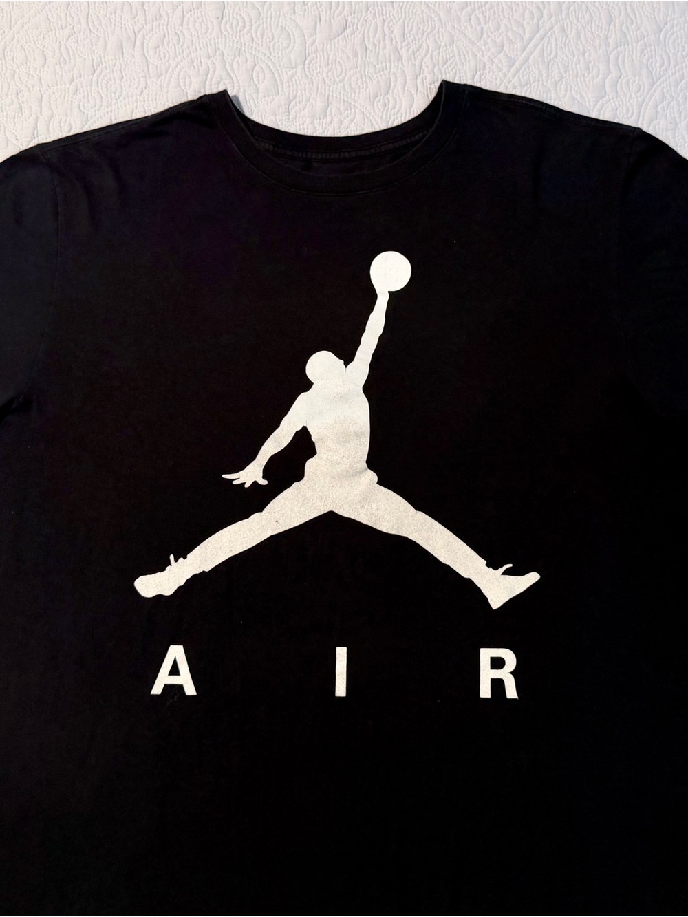 Jordan | Jumpman Air T-Shirt | Black With White | Size 2XL